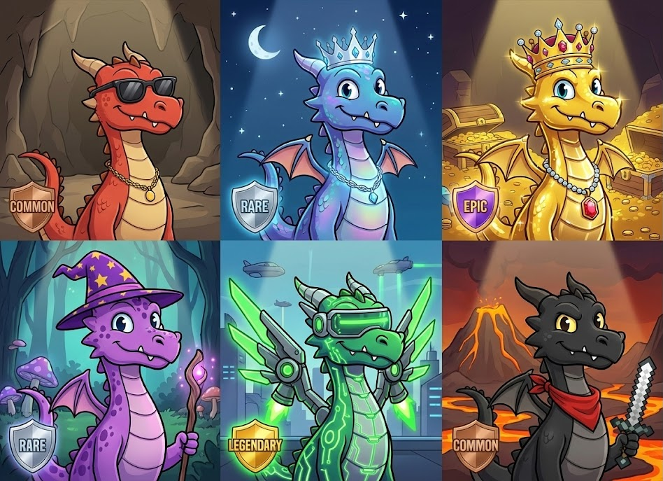 ERC-404 Dragons